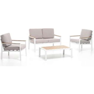 Lagos salotto set 4 pezzi bianco