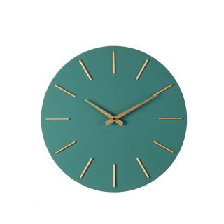 OROLOGIO PARETE TIMELINE VERDE D40