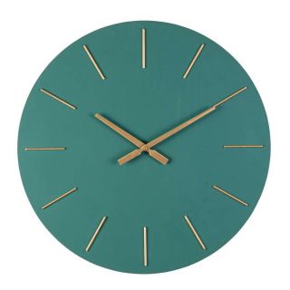 OROLOGIO PARETE TIMELINE VERDE D60