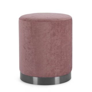 POUF ERNESTINE DARK ROSE