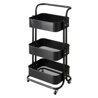 CARRELLO CUCINA BOB IN METALO NERO