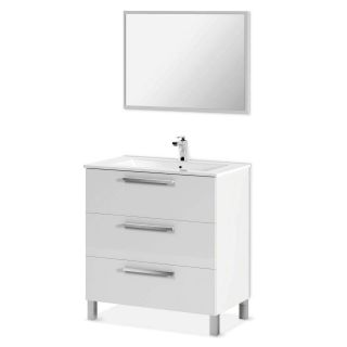 COMPOSIZIONE BAGNO ATHENA 3 CASSETTI E SPECCHIERA