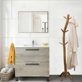 COMPOSIZIONE BAGNO ATHENA 2 CASSETTI E SPECCHIERA