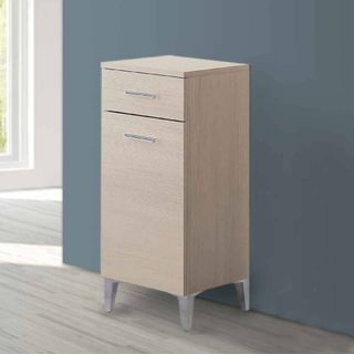 BASE COLONNA SINGOLA 1 ANTA E 1 CASSETTO LARICE BEIGE