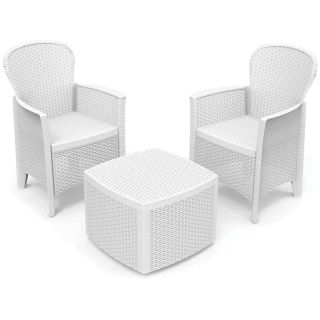 SALOTTO TREE SET 3 PEZZI BIANCO