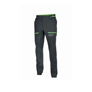 PANTALONI DA LAVORO HORIZON ASPHALT GREY/GREEN