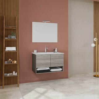 Mobile Bagno Oslo Rovere Grigio