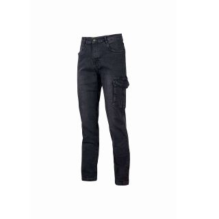 JEANS CARGO DA LAVORO TOMMI BLACK CARBON